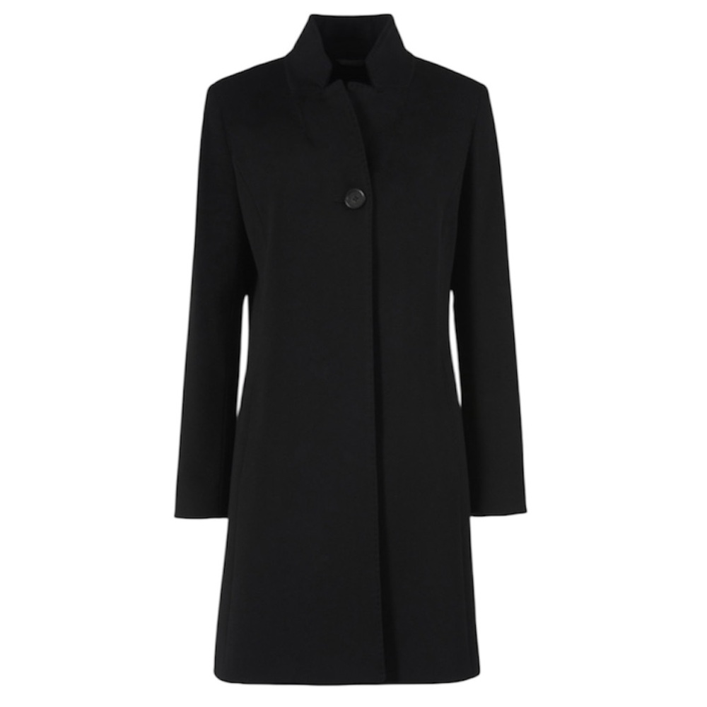 Cinzia Rocco Icons Inverted Notch Coat Wool Cashmere Luxury Wmns 8‎ NWT